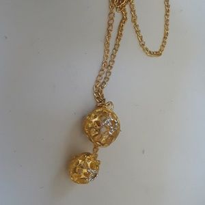 Necklace with letter "A"
